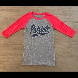 New England Patriots Raglan Tee